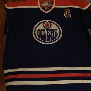Mark Messier Edmonton Oilers away jersey